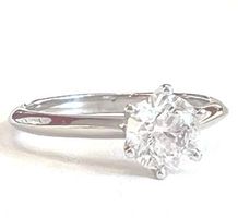1.00ct. D/SI Einkaräter Solitärring, Weissgold: statt 11.490