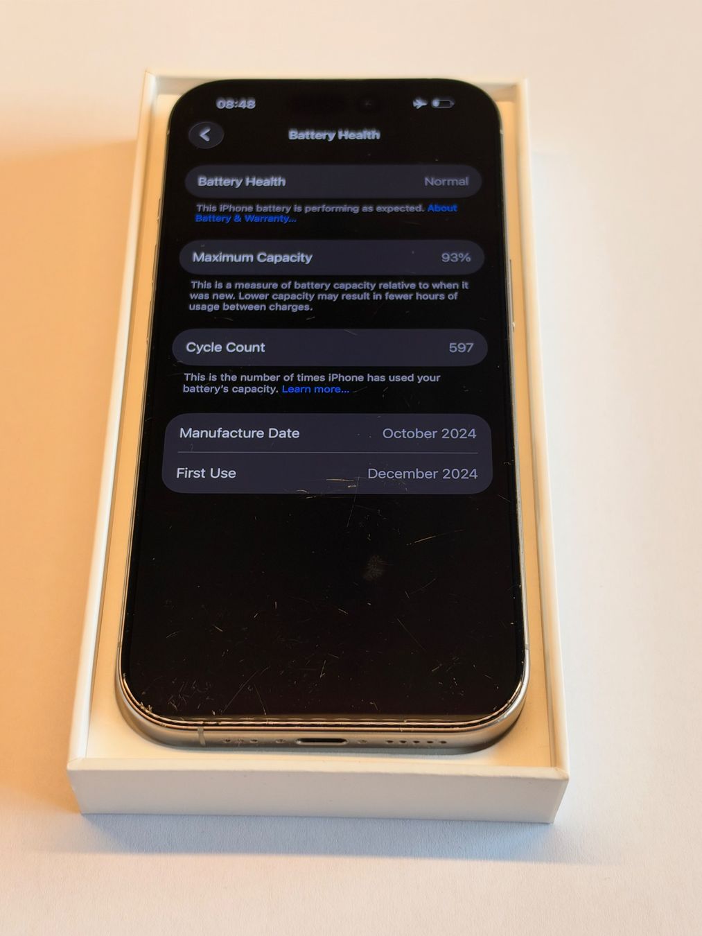 Apple Handys / Smartphones: iPhone 16 Pro (Beschädigt) – Defekt aus Münsingen von hTCwl01 4