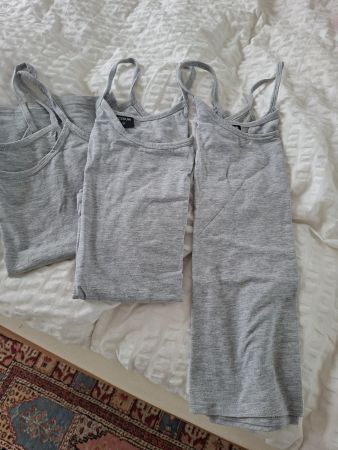 3er Set Atrium Damen Tops Grau Gr. S - Sommer Must-Have!
