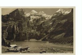 Oeschinensee mit Blüemlisalp, 1922