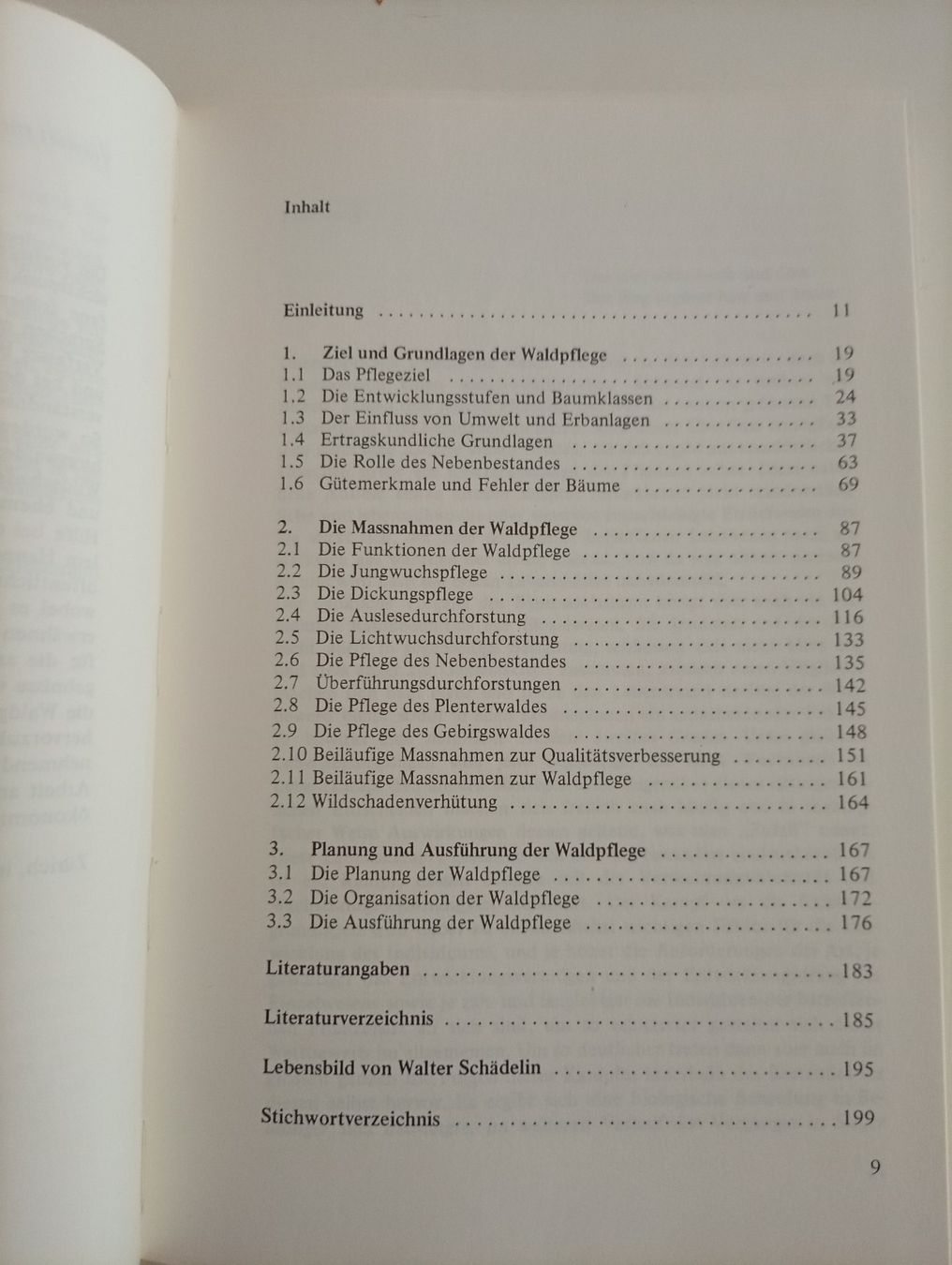 Libri: Hans Leibundgut, Die Waldpflege, 1978 – Usato da Locarno venduto da edn.vintage 4