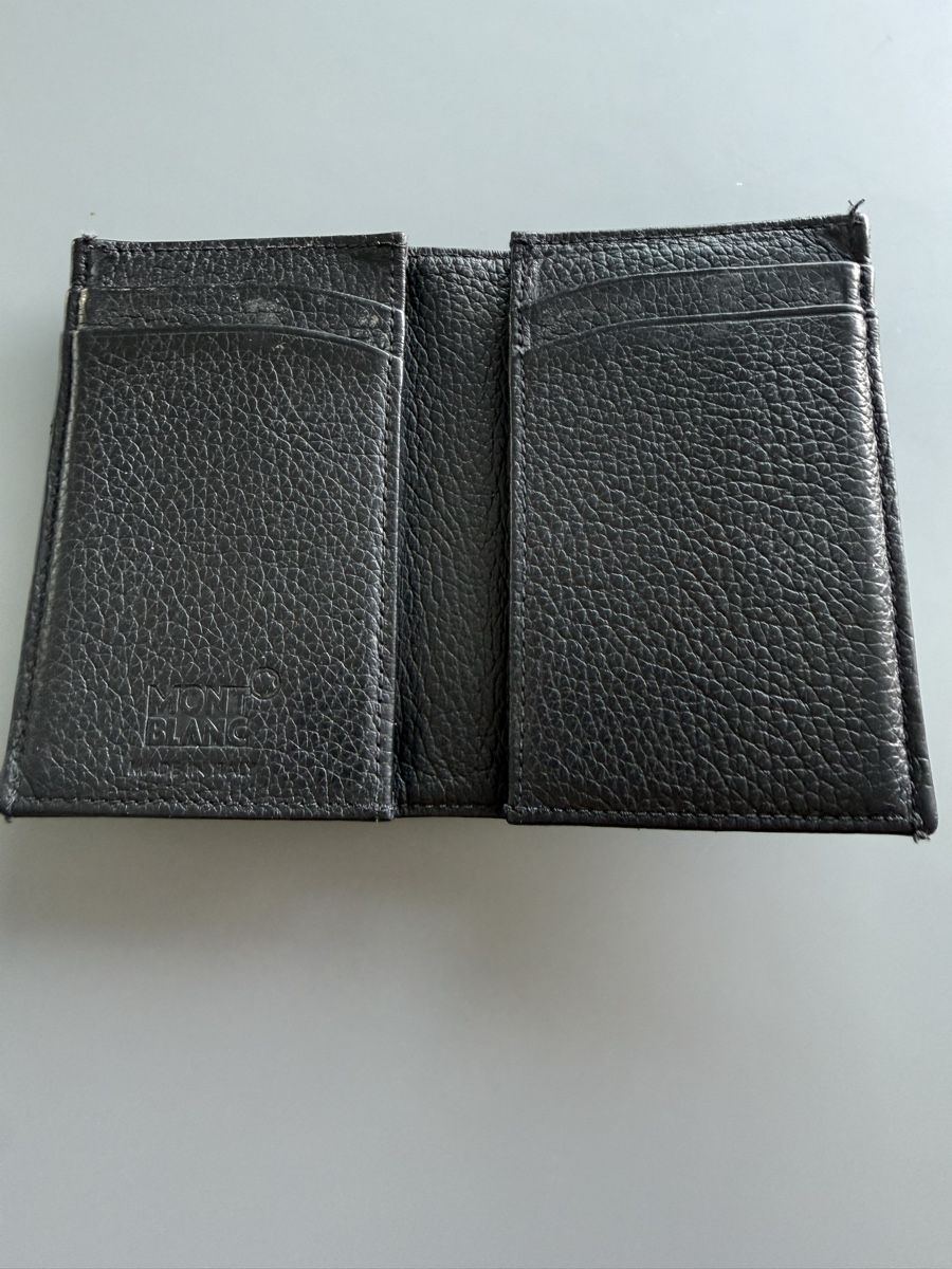 Montblanc Portafogli: Montblanc Visitenkartenetui Softgrain – Usato da Erlinsbach venduto da homer2478 2