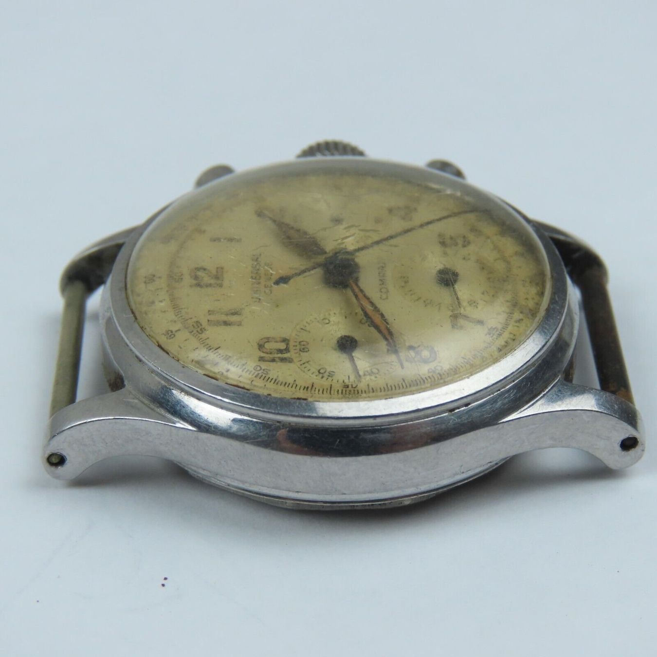 Uhren: Universal Geneve Compax 3-Register Model 281 Chronograph Arm – Gebraucht aus Peseux von  2