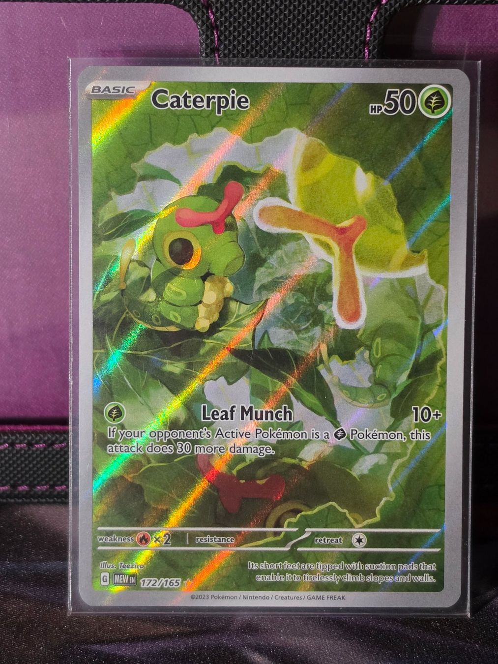 Pokémon Sammelbilder & Trading cards: Caterpie 172 – Gebraucht aus Binningen von oscark77