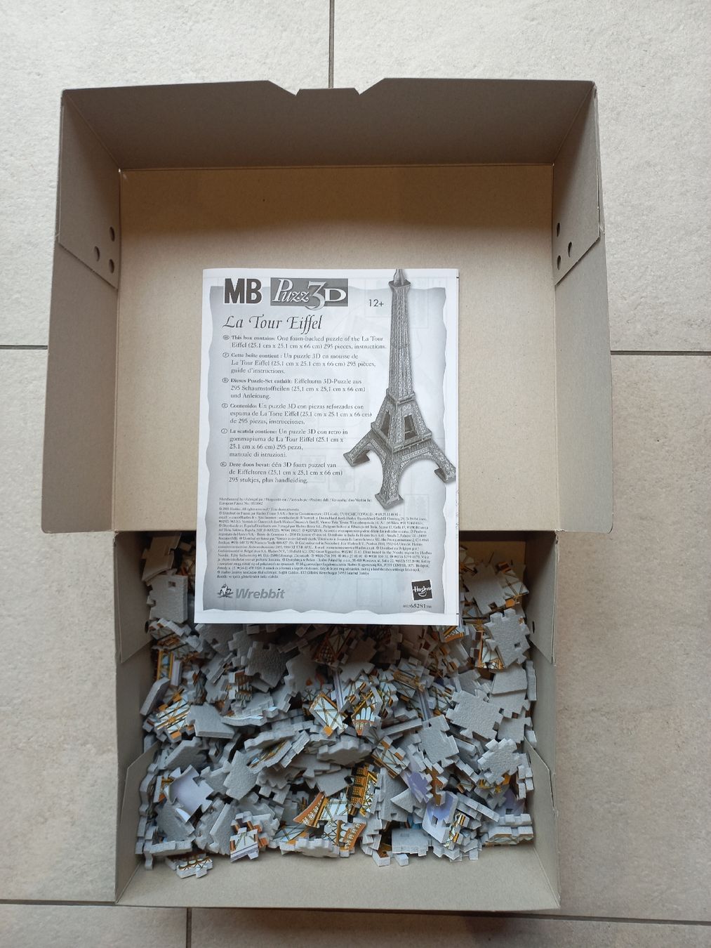 Puzzles: MB Puzz3D Eiffelturm/ La Tour Eiffel – D'occasion à Frutigen par samuele80 2