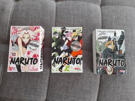 Naruto Bücher Band 10, 11, 12