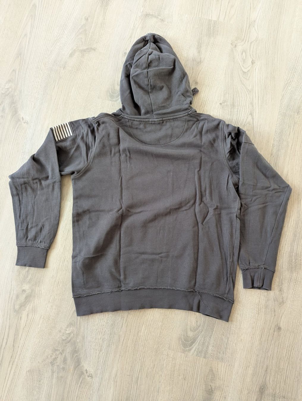 Pulls & Sweat-shirts: Cooler, grauer Kapuzenpullover "ARMY" ca Gr 52 – D'occasion à Goldingen par YouAreMySunshine 3