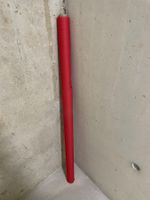 Rote Duni Tischdecke auf Rolle, Breit 1.2 m
