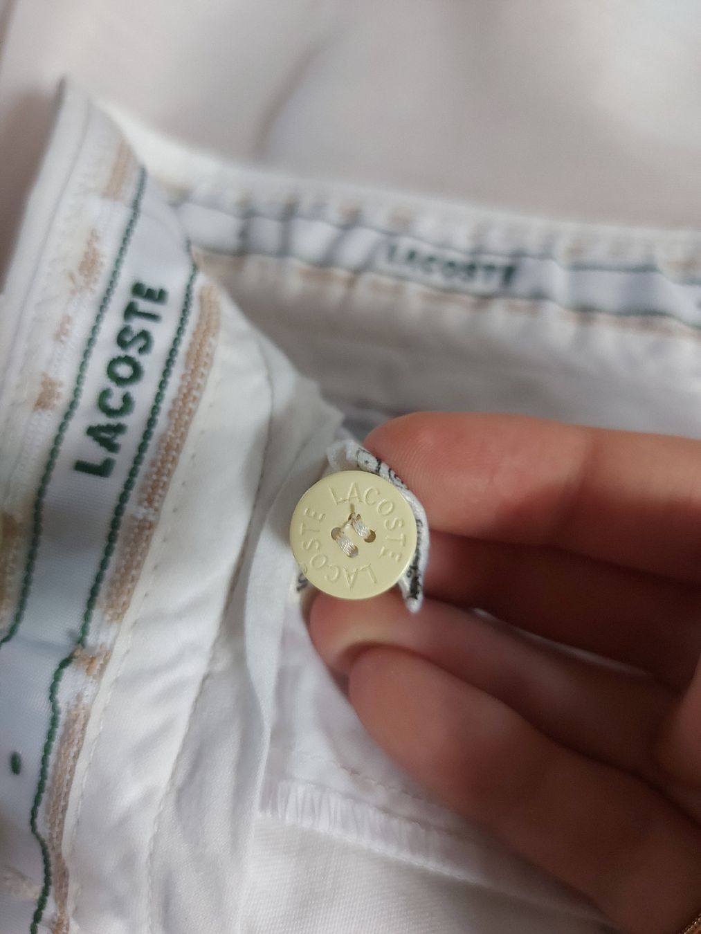 Lacoste Pantaloni: Short vintage Lacoste - Taille L – Usato da Lausanne venduto da Super-cerise 6