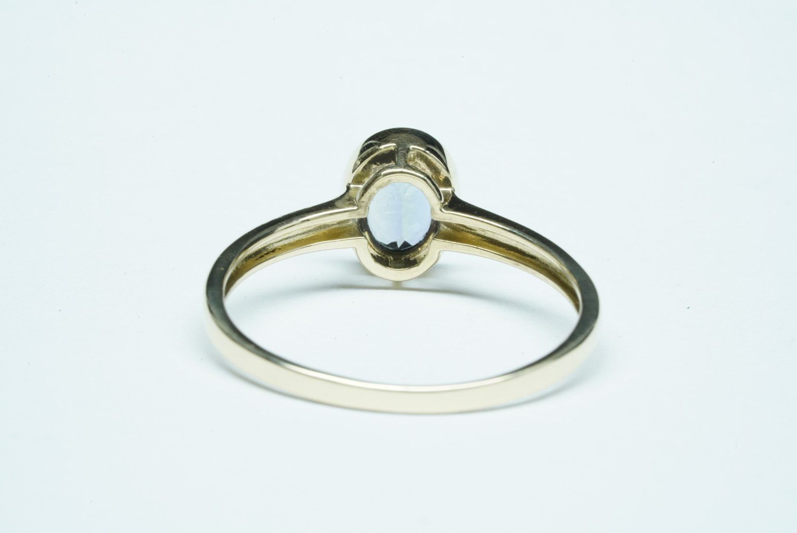 Anelli: Fingerring 9k Gelbgold mit Tansanit – Usato da Bülach venduto da Re-Jewelled 3