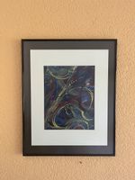 Original Gemälde, gerahmt, abstrakte Kunst für Ihr Heim