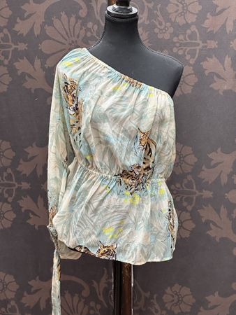 Top Paul & Joe seta taglia L estivo floreale tigre