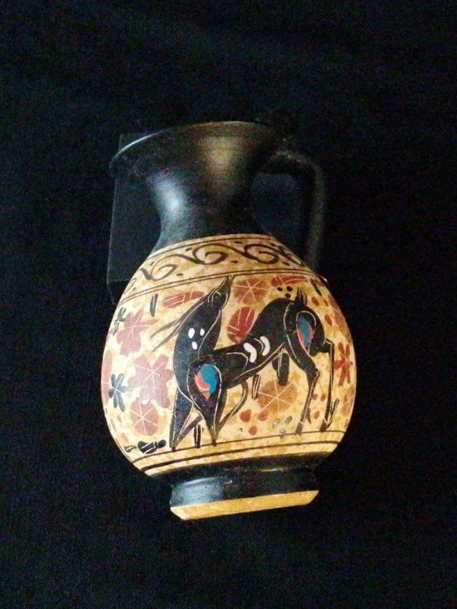 Caraffe: kleine Amphore aus Knossos mit Siegel – Usato da Grächen venduto da Hel7890 2