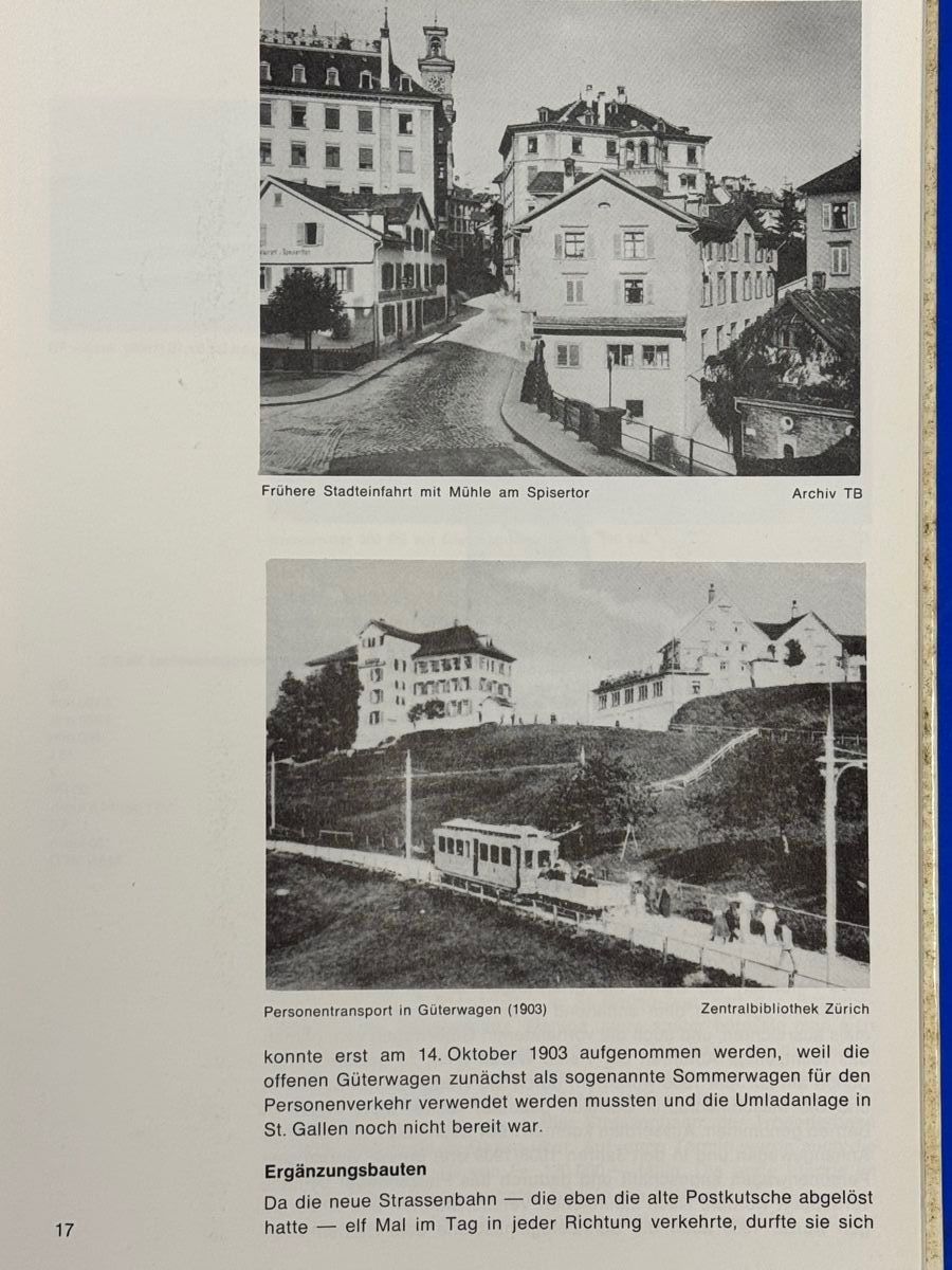 Bücher: Die Geschichte der Trogener Bahn 1903-1978 + Beilagen – Gebraucht aus Adliswil von buch_und_kunst 4