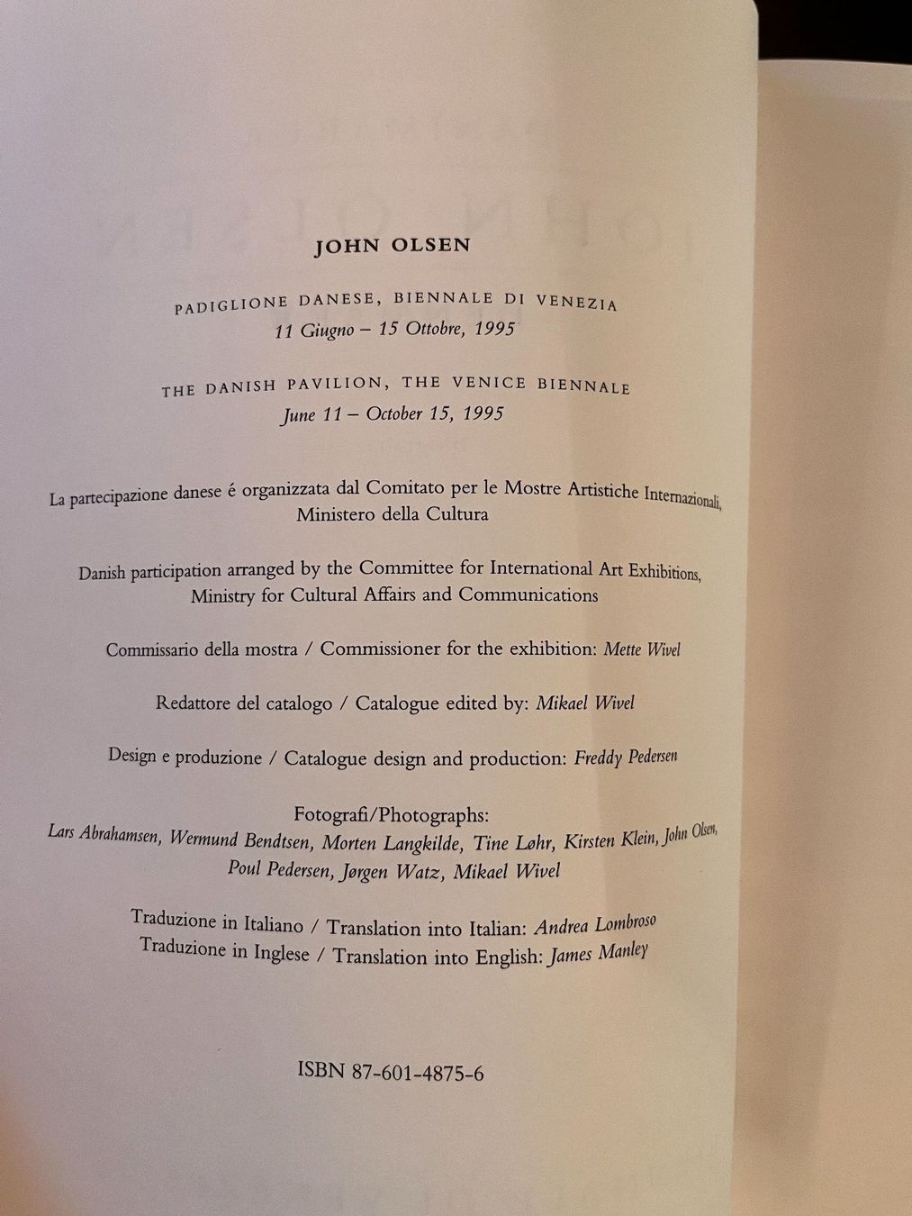 Libri: John Olsen - Danimarca – Usato da Lausanne venduto da Kinga_Shopaholic 2