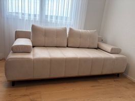 Bettsofa mit Stauraum - neuwertig