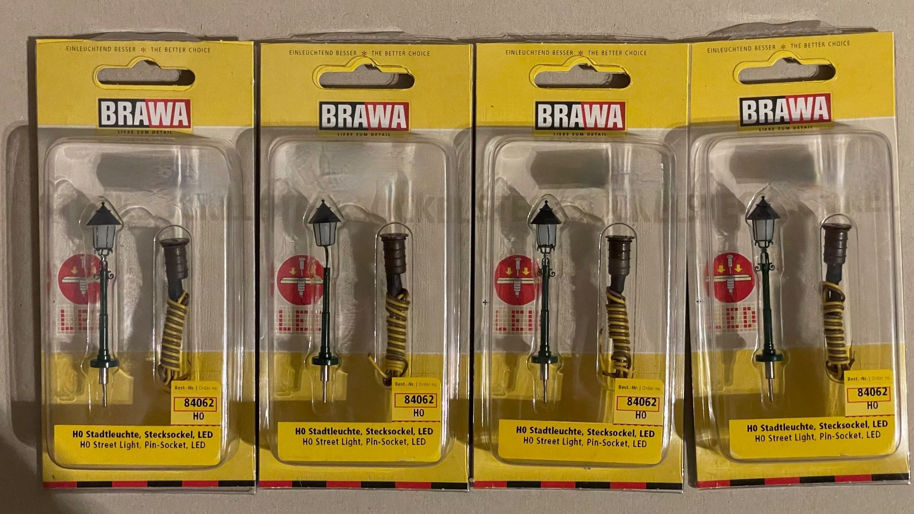 Brawa Modellini di ferrovie: 84062 Brawa Stadtleuchte H0 – Nuovo e nell'imballaggio originale da Root venduto da dioramabau
