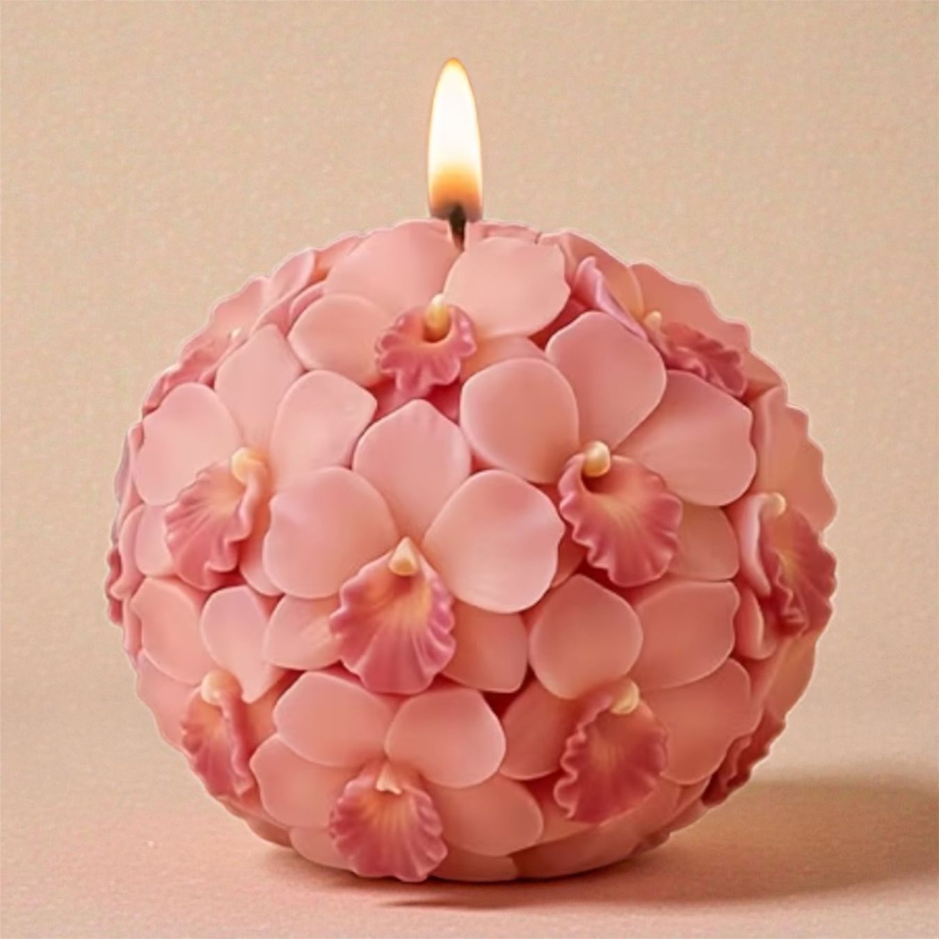 Backformen: Giessform Silikonform Kerzenform Kugel Orchidee – Neu und originalverpackt aus Kaltbrunn von schere-stein-papier 1