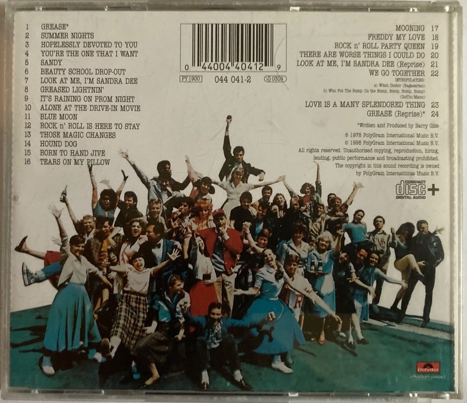 CD: MUSIQUE DE FILM - GREASE – Usato da Poliez-Pittet venduto da Newtown-Records 1