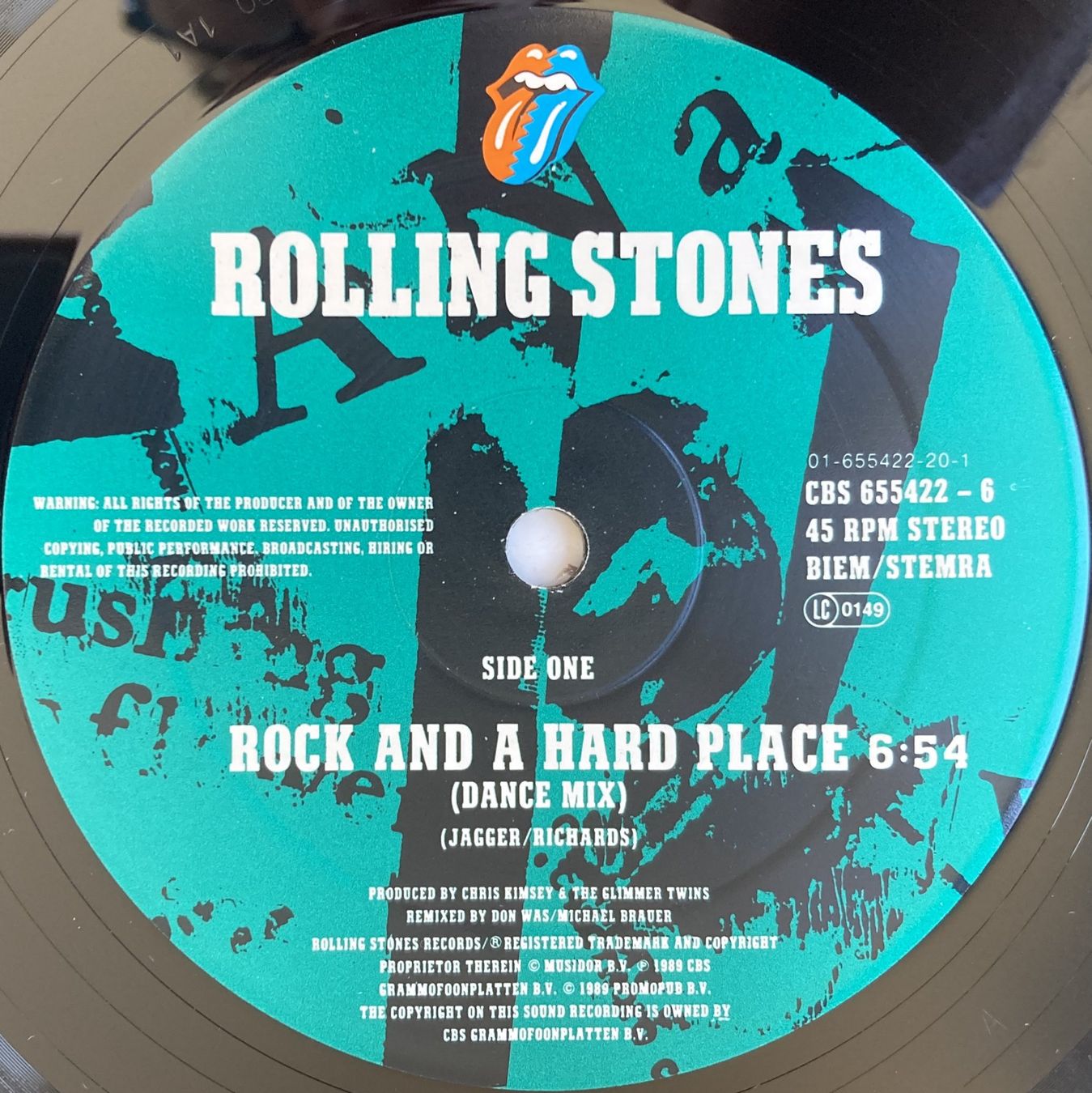 Vinyles: ROLLING STONES - ROCK AND A HARD PLACE – D'occasion à Bottens par hotter-than-hell 2
