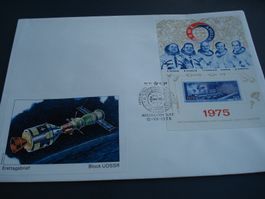 Sowjetunion FDC 1975, Block Apollo/Sojus