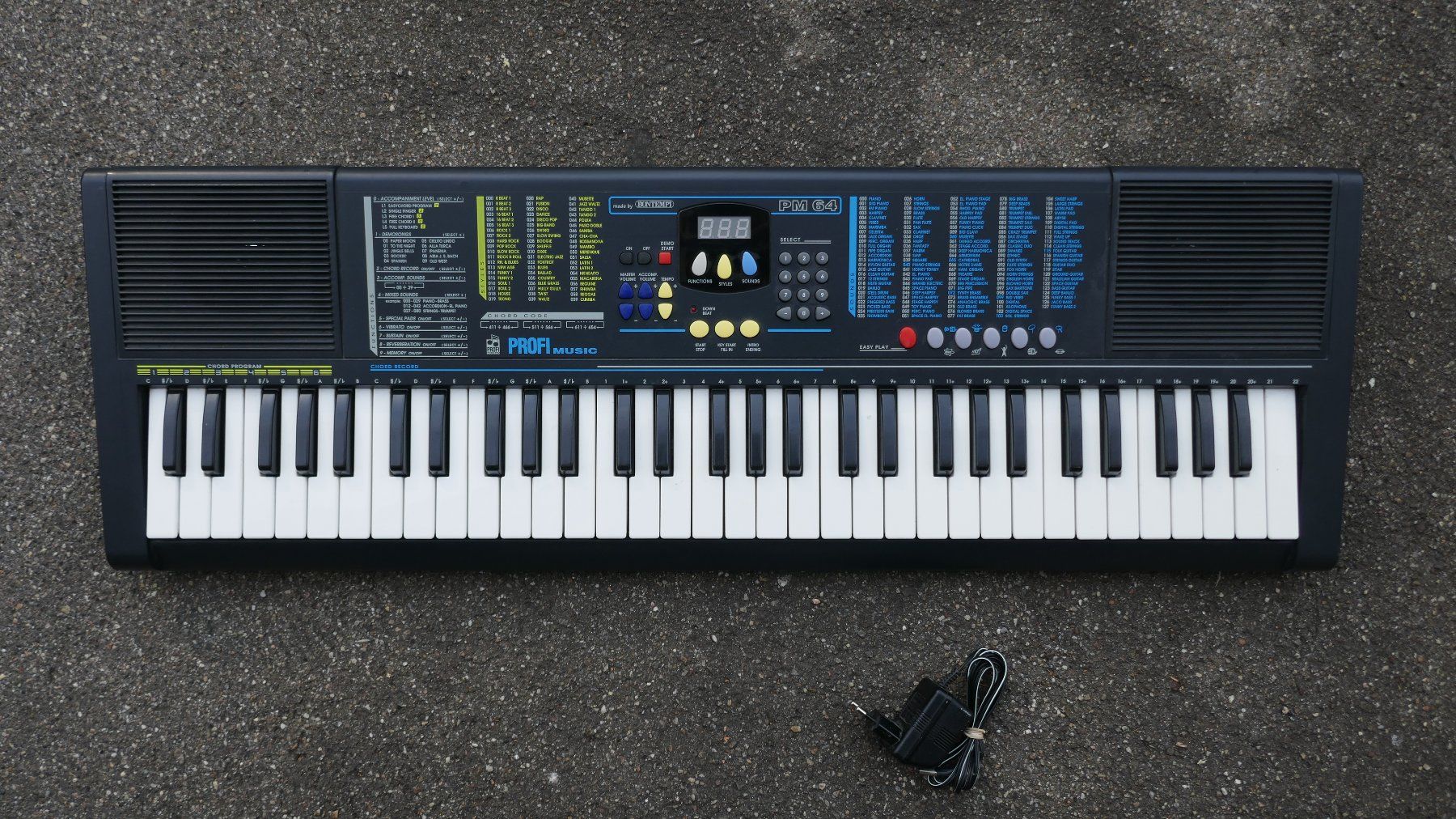 Bontempi Musikinstrumente: Bontempi PM-64 Keyboard – Gebraucht aus Wenslingen von FairlightCMI 1