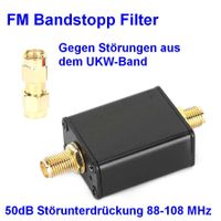 UKW FM Radioband Bandstopp Notch Filter SMA