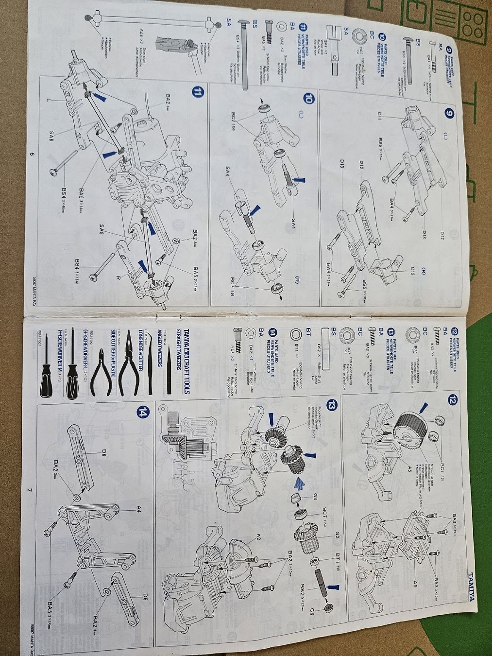 Tamiya Modellismo RC: Tamiya Manta Ray Manual – Usato da Grenchen venduto da Fluri1 2