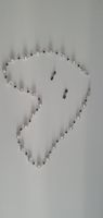 Pearl & Black Beaded Eyeglass Chain - Stylish & Chic!
