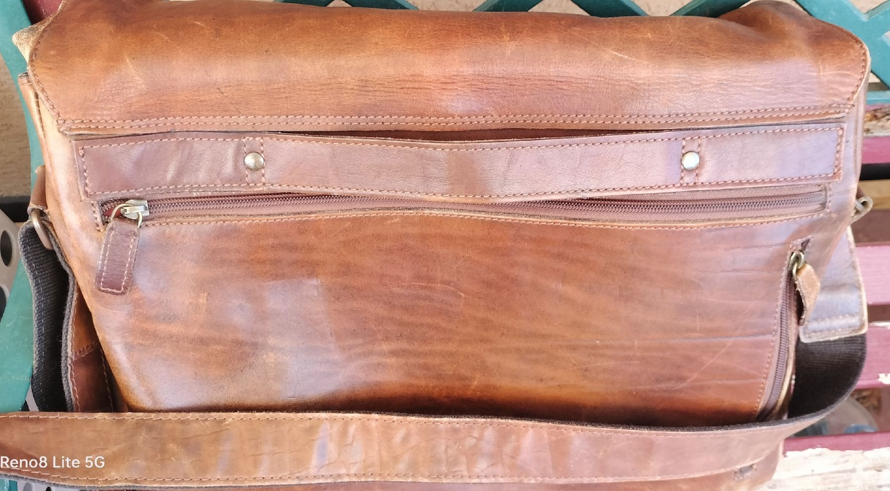 Taschen: borsa a tracolla in cuoio, spedizione gratuita – Gebraucht aus Verscio von Re_la 1