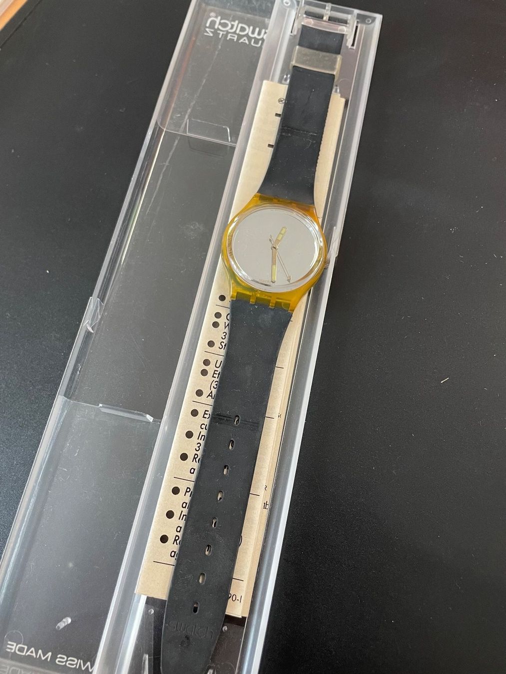 Swatch Orologi: Snow white Swatch 1987 GK104 – Nuovo e nell'imballaggio originale da Wilen b. Wil venduto da Alvaro00 1