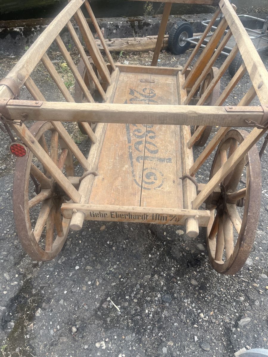 Schubkarren: Antiker Holz-Leiterwagen  – Gebraucht aus Brienz BE von hey_z9vg 4