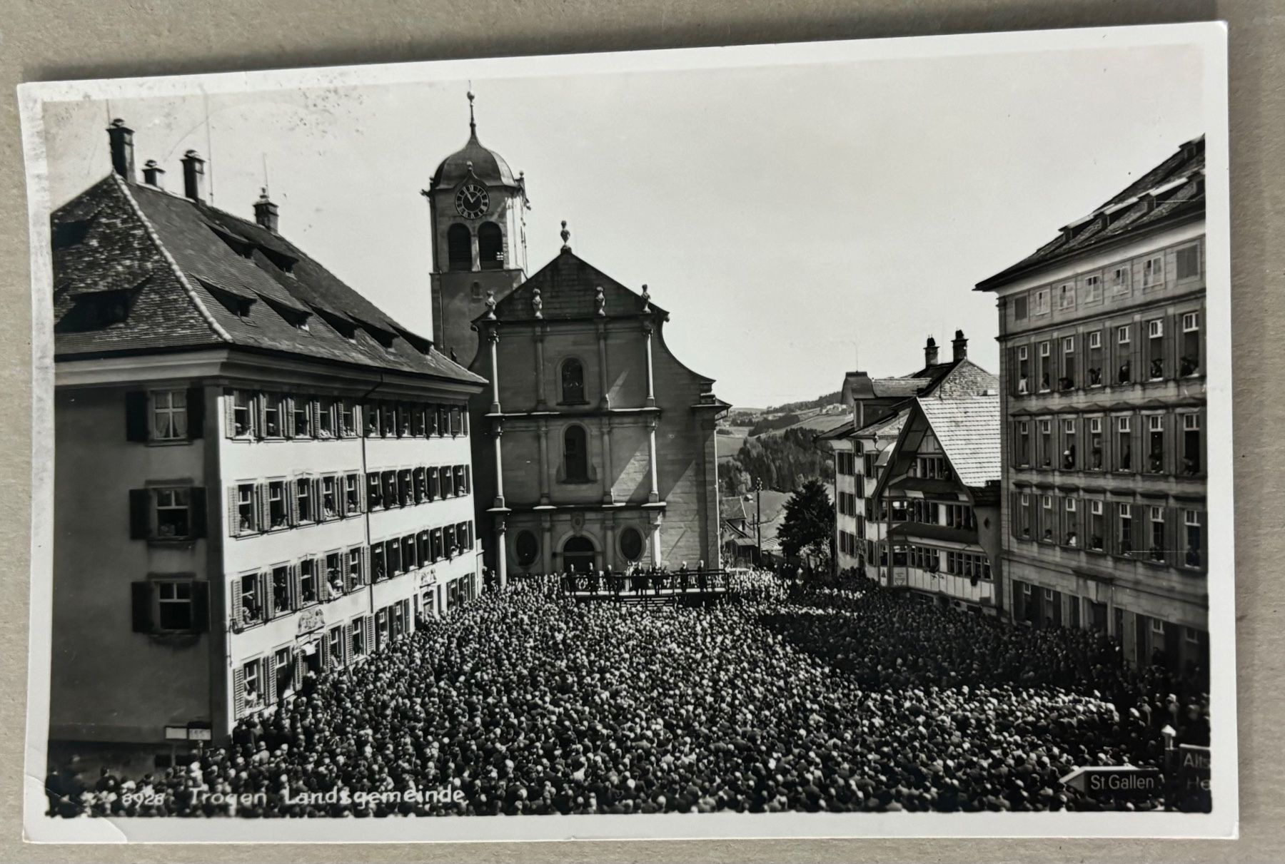 Cartoline postali: Trogen, Landsgemeinde, 1938 – Usato da Frauenfeld venduto da Merk52