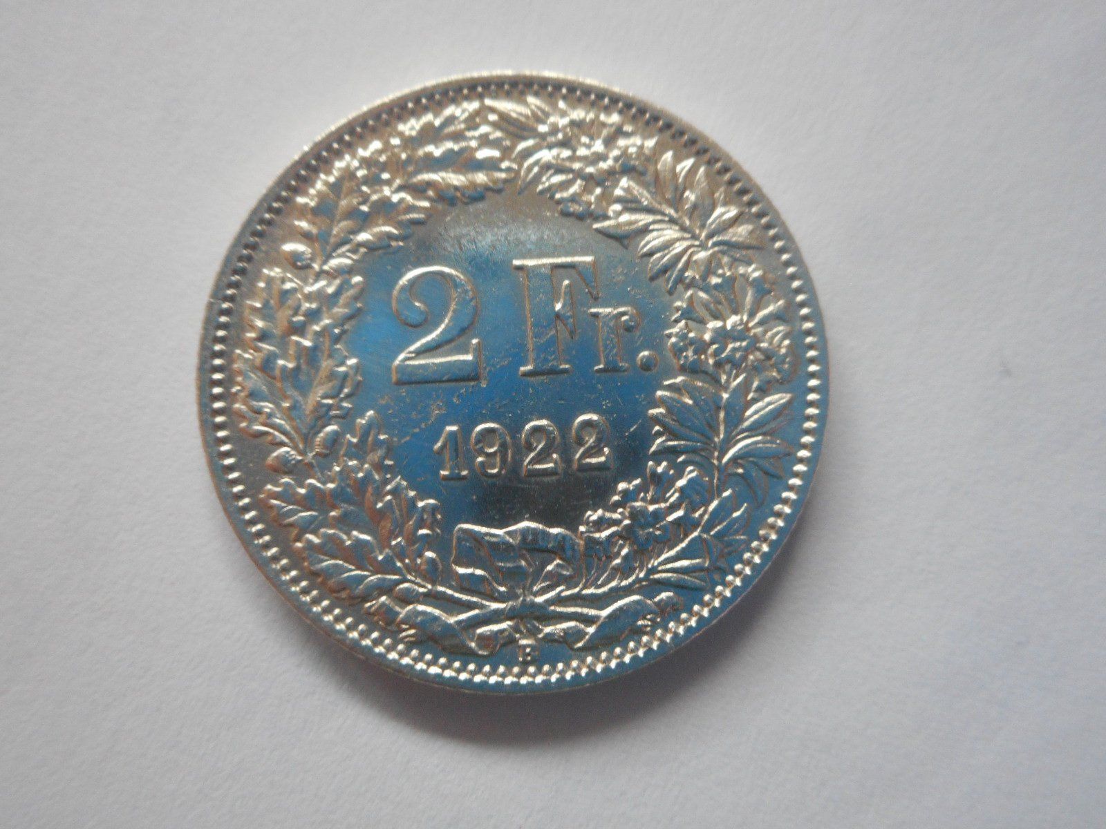 Tutti le monete: 2 Fr. 1922 silber – Usato da Kriegstetten venduto da pizlad2010