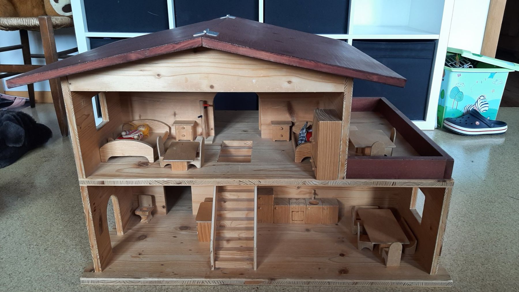 Spielzeuge: Holzstall & "Puppenstube" – Gebraucht aus Flerden von sunshine055 2