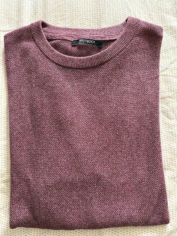 Pullover & Sweatshirts: Navyboot - Pull grenat taille M – Gebraucht aus Geneve von tom_d7f8