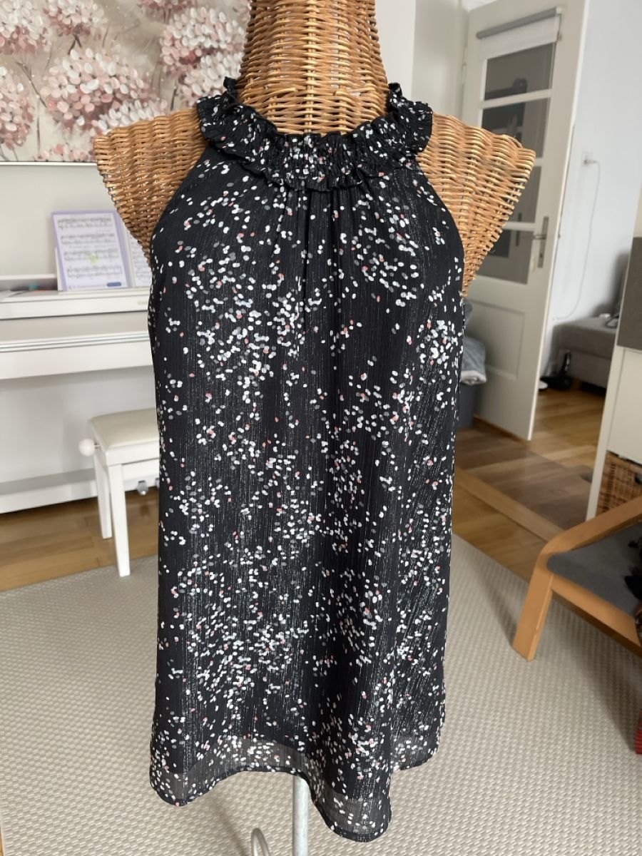 Esprit Top: Sommer-Top mit Punkte-Muster, Esprit, XS – Usato da Solothurn venduto da Bobesch08