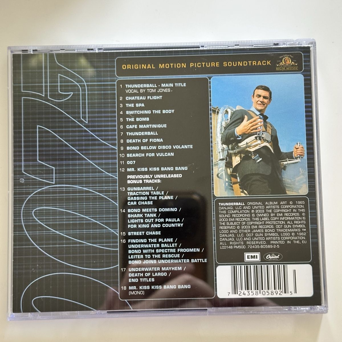 CD: CD - OST - James Bond - THUNDERBALL – Nuovo (secondo la descrizione) da Etzwilen venduto da presley3577 1