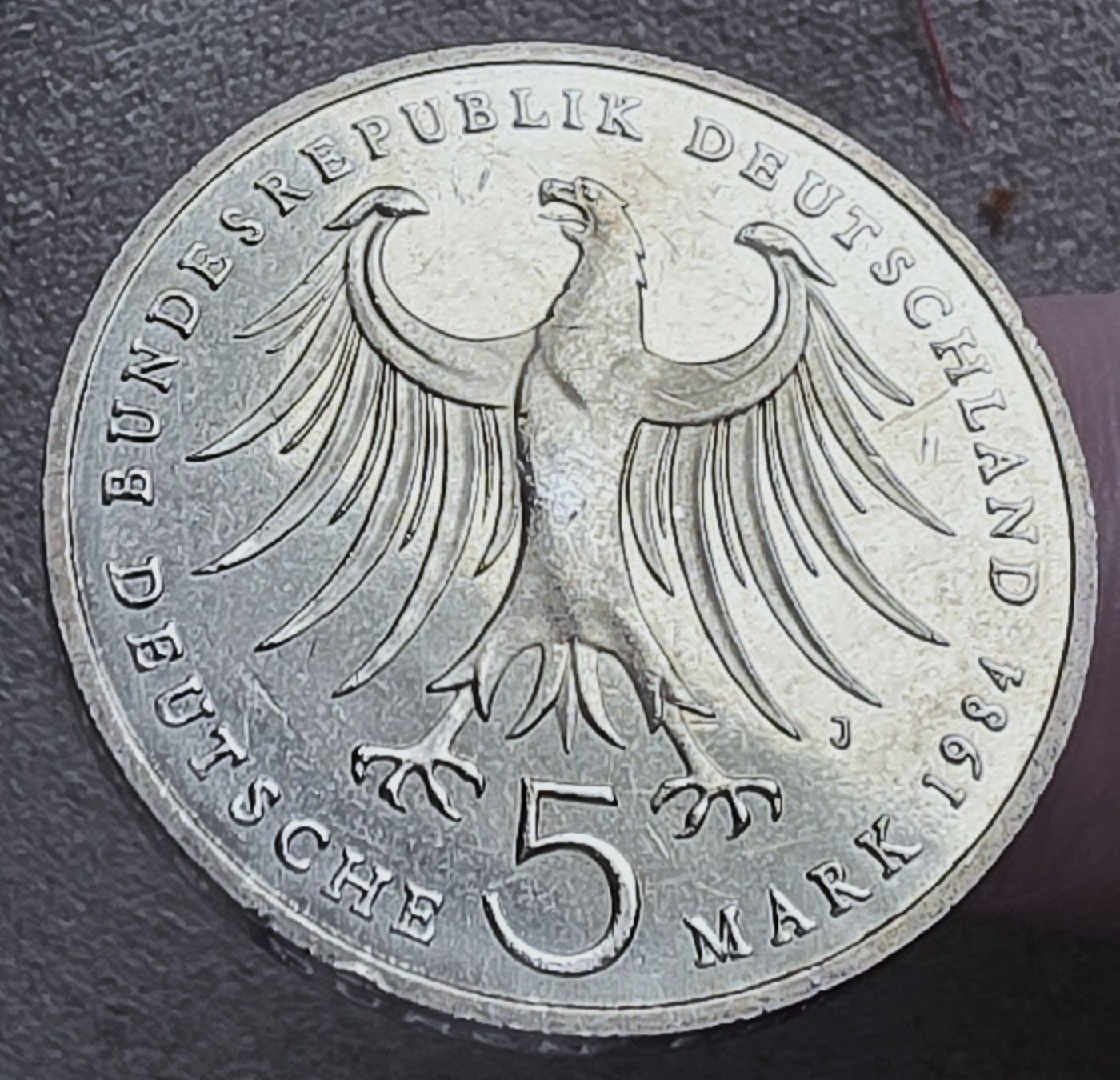 Tutti le monete: DEUTSCHLAND 5 MARK 1984 J – Usato da winterthur venduto da CoinPassion 1