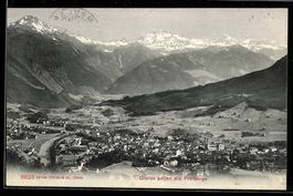 AK Glarus, Gesamtansicht gegen die Freiberge