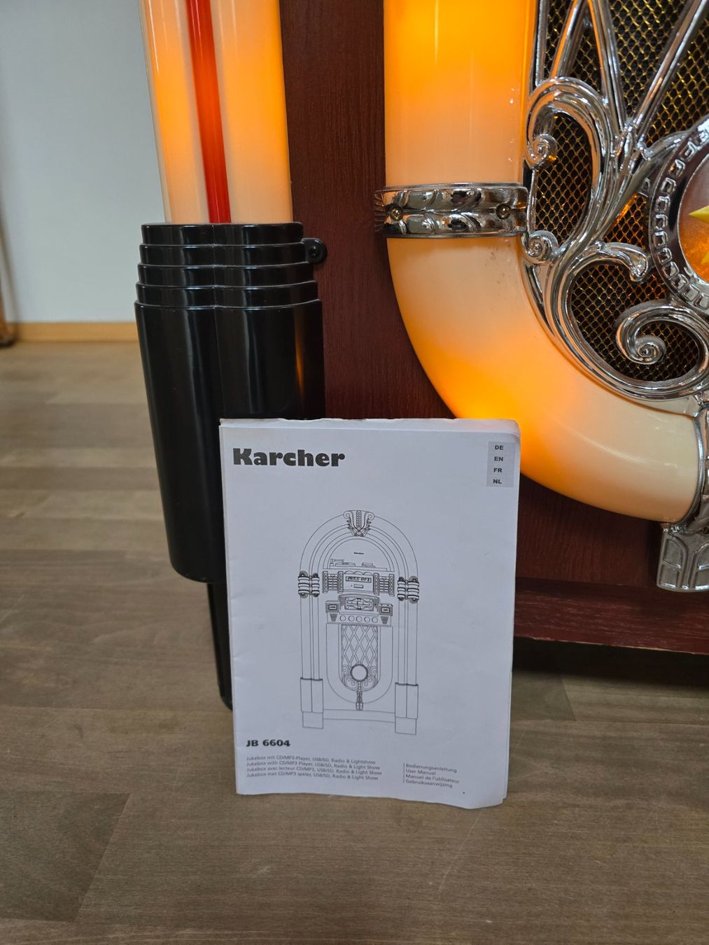 Musiktruhen: Jukebox Karcher mit CD-Player gebraucht im Retro-Stil – Gebraucht aus Laufenburg von Ttgar 3