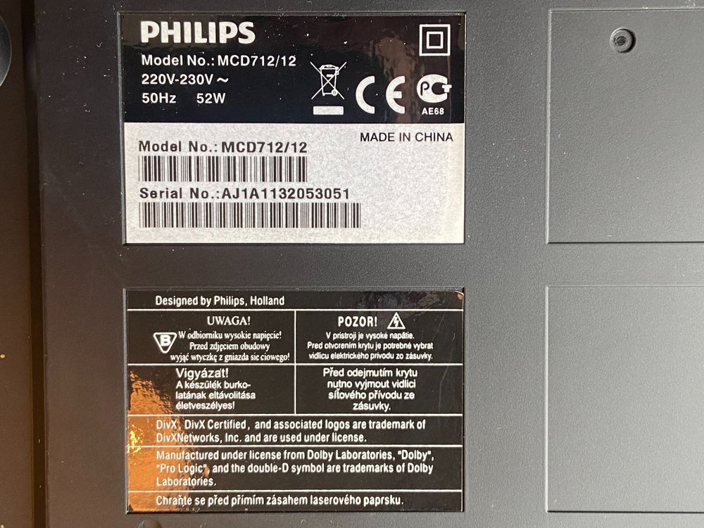 Philips MCD712/12 inkl. Fernbedienung | Kaufen auf Ricardo