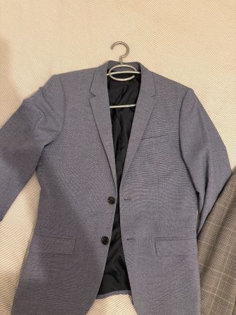 Sakkos Blau und Grau Grosse 46