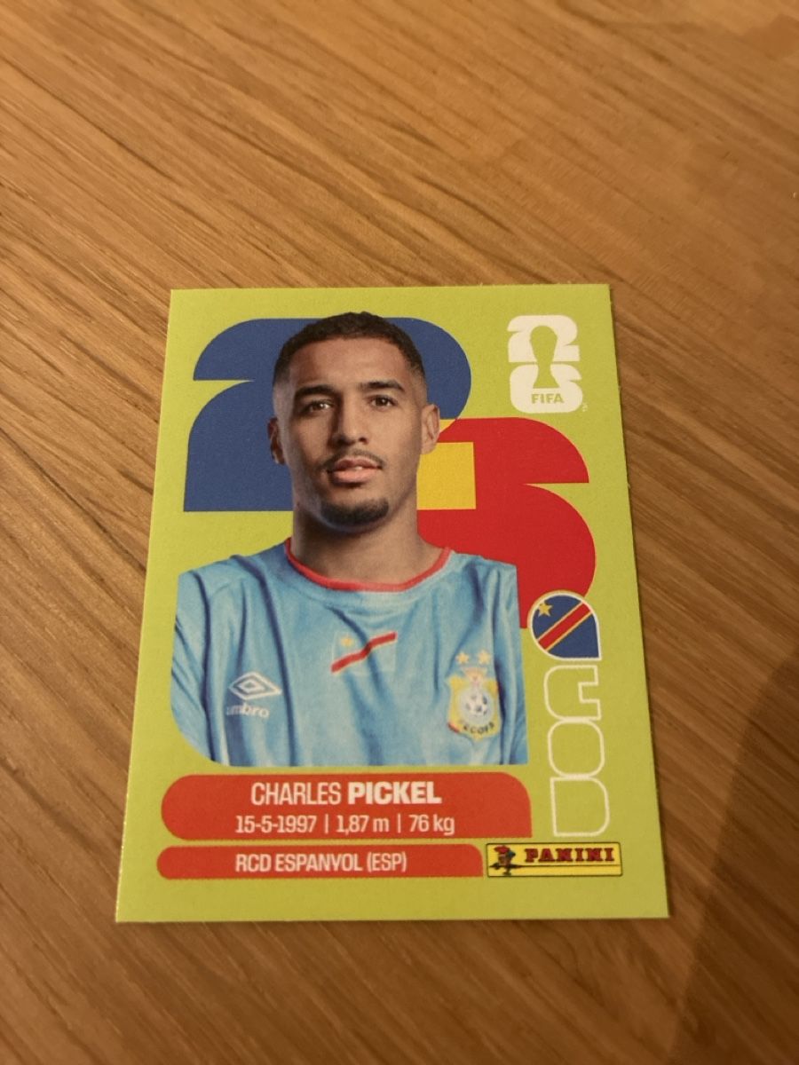 Panini Cartes à collectionner: Panini FIFA WM 2026 Charles Pickel Sticker COD 8 COD8 – Neuf (Voir description) à Zürich par alivasalli