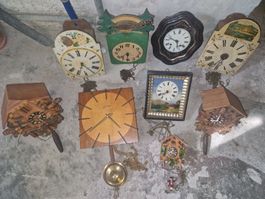 Antike wanduhr 