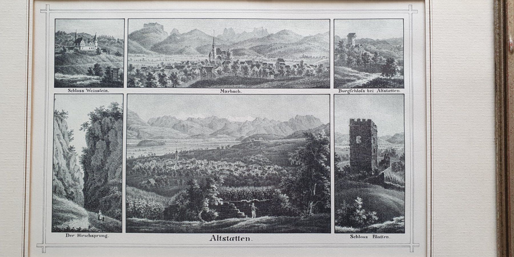 Foto & Immagini: Bild - Altstätten, Marbach,  Lithographie – Usato da Kreuzlingen venduto da Rschweiz1 1