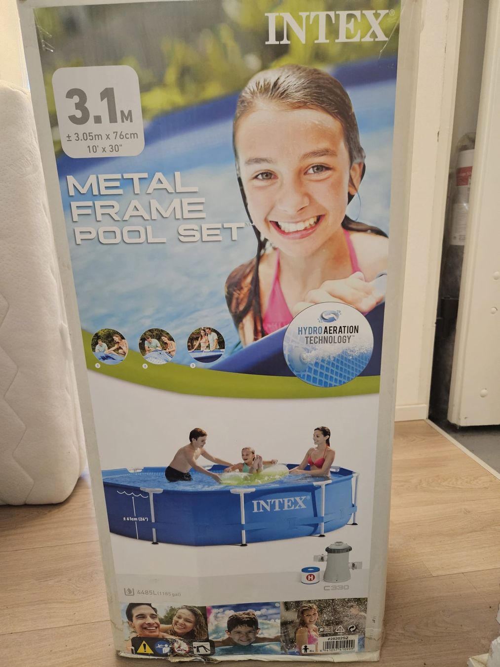 Intex Piscine: Intex Metal Frame Pool 3.1m – Usato da Langendorf venduto da naples888 2