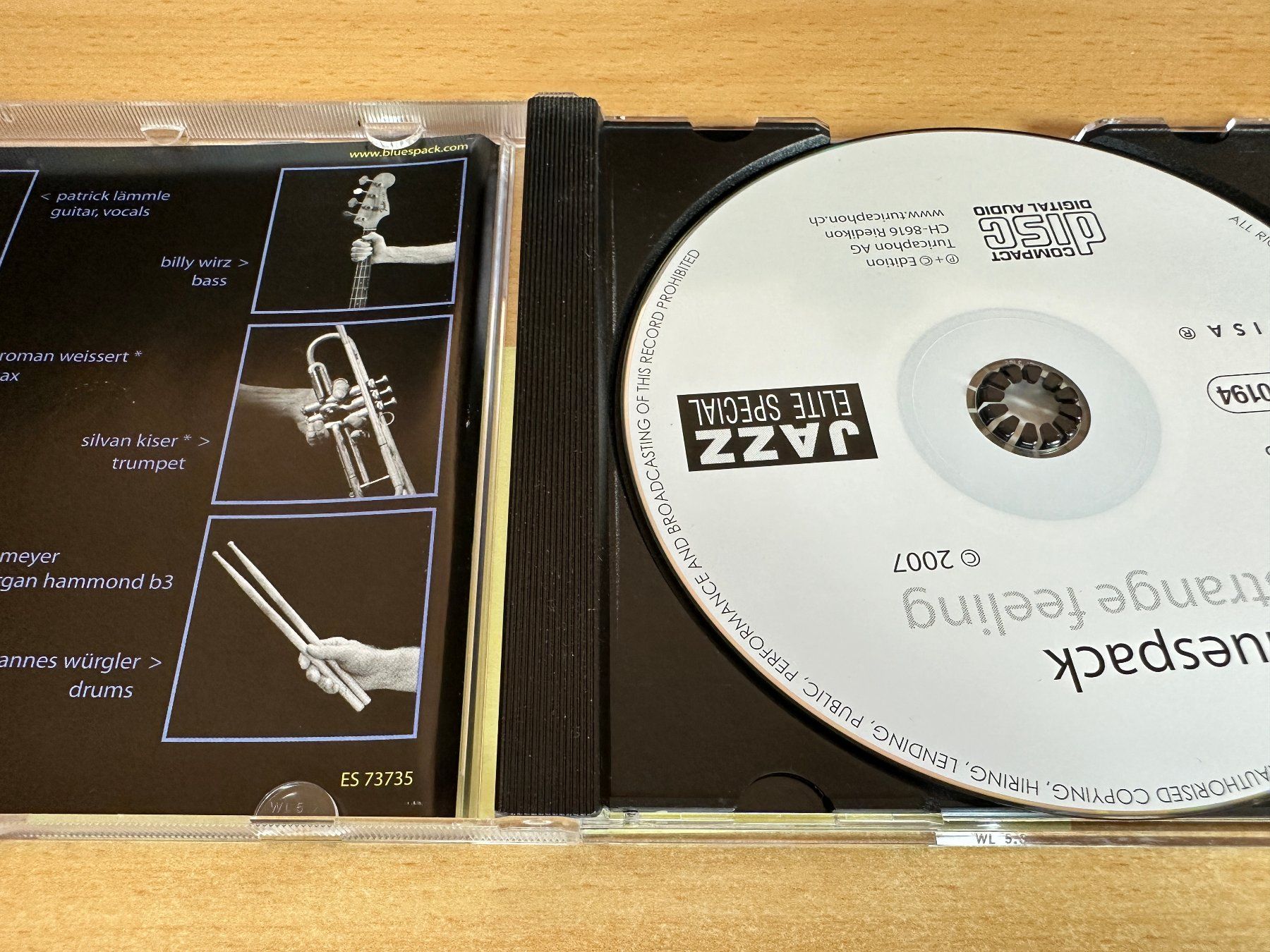 CD: Bluespack - Strange Feeling – Usato da Rikon im Tösstal venduto da Alpenmutz 2