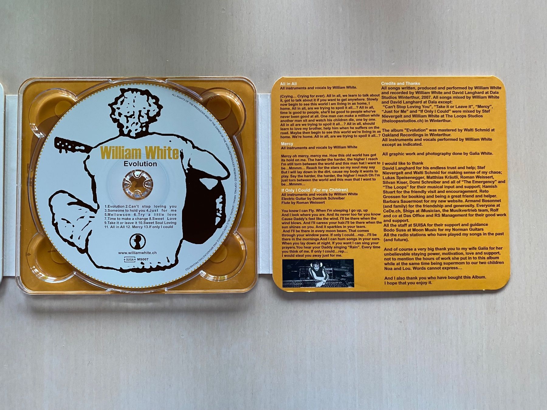 CD: William White - Evolution – Usato da Oberried Brienz venduto da Chyara 3