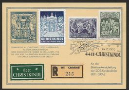 1970 R-Karte Christkindl. von Oesterreich